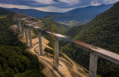 Progres de 13% pe secțiunea montană Boița-Cornetu a autostrăzii A1 Sibiu-Pitești