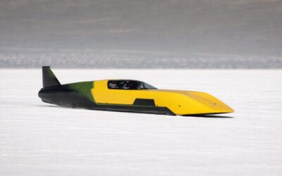 Andy Green atacă recordul de viteză diesel de 563 km/h cu un motor pe hidrogen la Bonneville