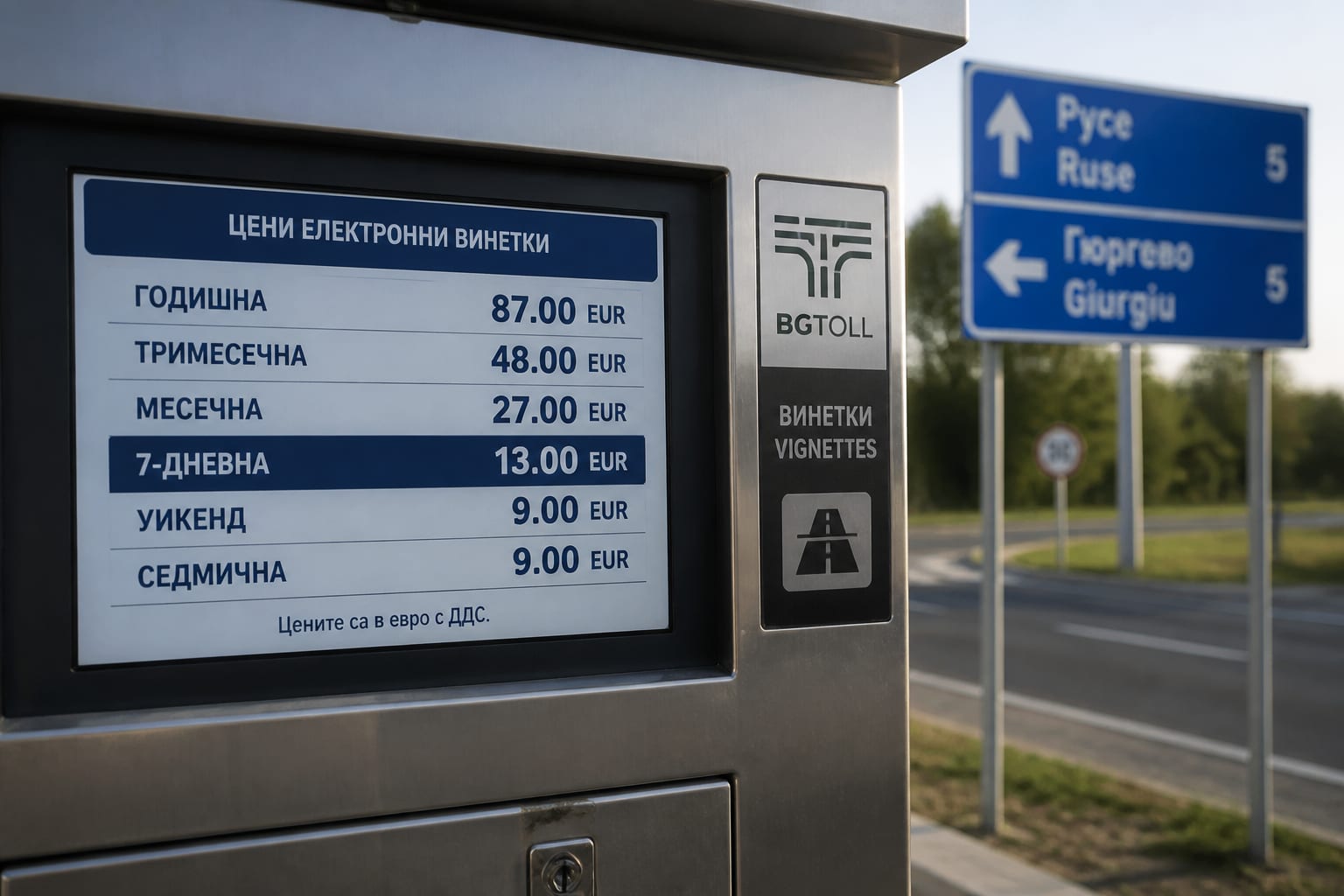 Bulgaria majorează prețul vinietei cu 30% din august 2026