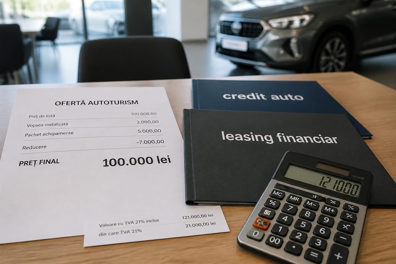 Credit auto vs leasing financiar: cum ajunge aceeași mașină să coste cu 40.000 de lei mai mult