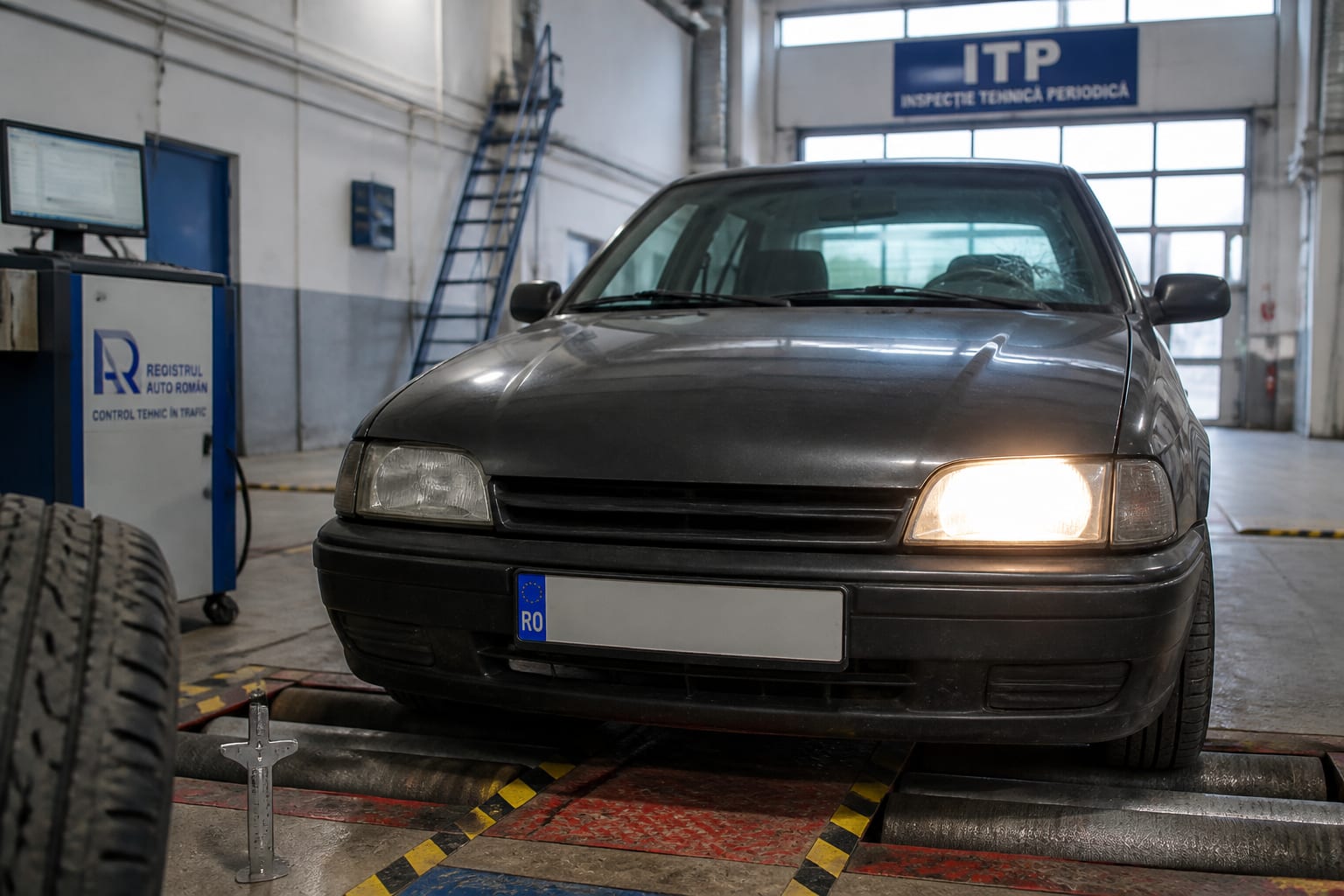 Luminile și frânele au picat peste 100.000 de mașini la ITP în 2025