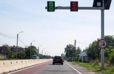 CNAIR a montat 138 de sisteme fixe care afișează viteza fără să aplice amenzi
