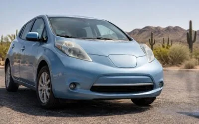 Nissan Leaf pierdea autonomie în testul din 2012 de la Phoenix. Cum era răcită bateria